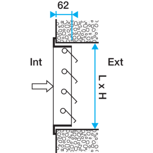 Série ANF 75 - aluminium
